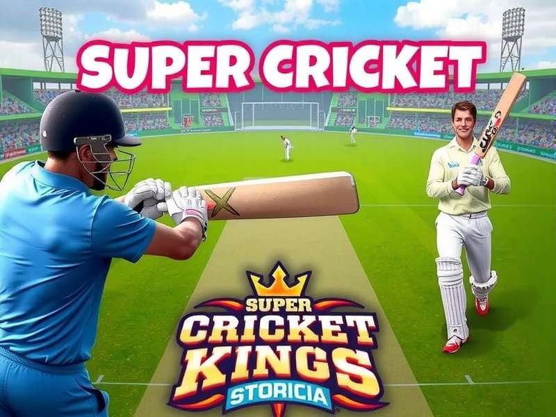 Super Cricket Kings Game Cover Super Cricket Kings Game Cover
